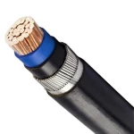 Stranded Copper Single Core  Cable 300 sq mm 0.6/1kV, AWA Armed, XLPE Insulated, Blue Color, 500 M Length | BAHRA 
