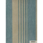 Italian Wallpaper Turquoise Color Striped Design, Size 10mx0.73m, Model 305021