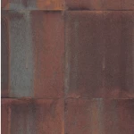 ورق جداري بلجيكي، لون بني، تصميم نقشات، مقاس 10م × 0.53سم