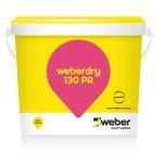Weberdry 130 PR Waterproof Coating, Grey Color, 32.5 kg Pack | Weber
