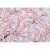 Wall mural for decor floral design, size 366cm × 254 cm, pink color