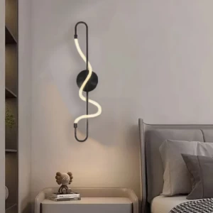 Wall Lighting Strip 87x27 cm, Black, Subtle Glow | Matkel Store