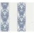 Italian Wallpaper Off White With Blue Color Striped Design, Size 10mx0.70m, Model 15076