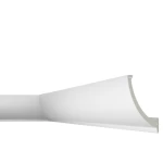 Belgian Foam Wall Skirting, Length 2m, Width 145mm, Height 173mm, White Color