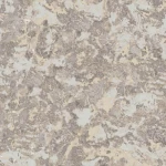 ورق جدران فينيل تصميم مموج، مقاس 15.6 م×106 سم، لون رمادي مع بني 