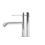Washbasin Faucet Height 16.1 cm, Depth 14.7 cm, Shiny Chrome Color