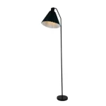 Tall Floor Lamp, Size 149x28 cm, Black Color.