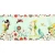 British wall Covering for youth and children, size 10 m x 0.53 m, multicolor, model 90040 