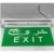 لوحة إشارة خروج بدون سهم، اضاءة ليد لون اخضر