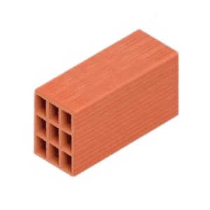 Hollow Red Bricks 40×20×15 cm, Weight 8.11 kg | Saudi Ceramics