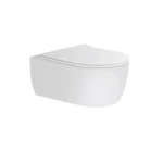 White Wall Hung Western, Size 18 cm, Round Shape