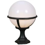 فانوس علاقي جداري خارجي، لون أسود، أبعاد 40×25سم