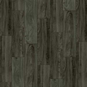 Vinyl Flooring UP Crown Design 5mm Thickness Dark Brown 177.8x1219.2 mm | Model 3153