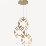 Modern Chandelier Luxury Design, Size 35 x 35 x 120 cm, Gold Color