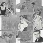 Youth and children wall decoration, gray color, length 10 m, width 0.53 m, model 257601 