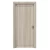 Premium wooden entrance door with classic finish, gray color, size 235 x 115 cm, thickness 6 cm, model M02