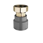 CPVC Union Female Adaptor with Brass Insert Schedule 80 Chanal Size 1 × 1 inch Colour Pale Gray
