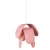 Modern Pendant Light, length 50 cm, width 40 cm, pink color