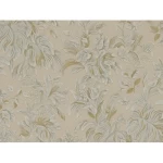 Leaf-patterned Design, Wall Cover, Beige Color, Size 10m×1.06m, Model Z46045 
