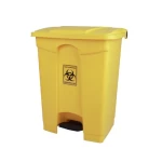 Plastic Waste Container with Pedal Capacity 80 Liter