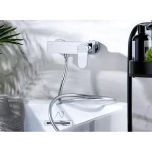 Shower Mixer 12×23×23 cm, 2.85 kg, Chrome Color | Abyat Company