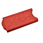 Interlock Pavement Tiles, Dimensions 40x20x5 cm, red Color | Al Wasad Industrial