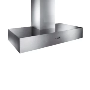 Wall-Mounted Stainless Steel Hood 900 m³ Suction, 60 cm Width, Manual Control | Kitchen Line Group