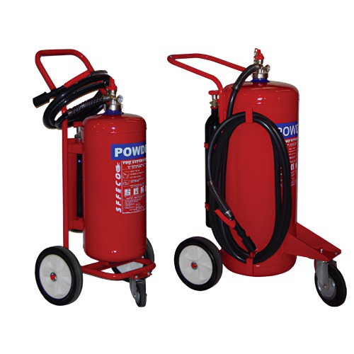 Fire Extinguishers Powder 30 KG Capacity Mobile | SFFECO