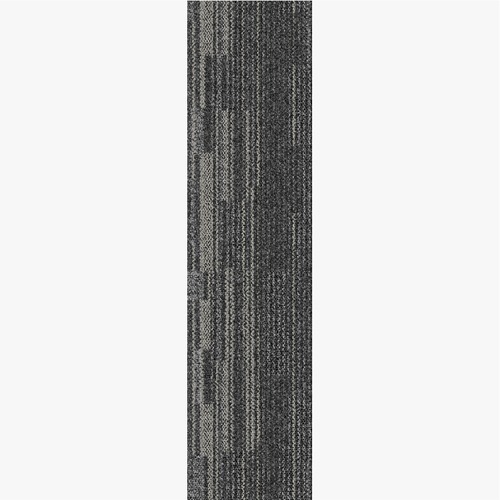 شرائح موكيت مكتبي 100×25 سم، سمك 7 ملم، رمادي مع عزل PVC | موديل 2675
