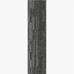 شرائح موكيت مكتبي، مقاس 100×25 سم، سمك 7 ملم، لون رمادي ، مزود بعزل PVC، موديل 2675