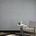 ورق حائط هندسي أزرق فاتح، طول 10 م، عرض 50 سم