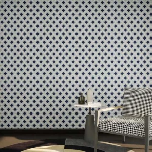 ورق حائط هندسي أزرق فاتح، طول 10 م، عرض 50 سم | GF62062