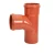 PVC Plastic Tee Size 50 mm, SDR 41, Orange Color | Al Manar Company