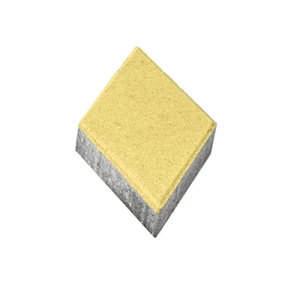 Rhombus Interlock Paver Tile 6 cm Thickness, Yellow Color | AL ARMAK COMPANY