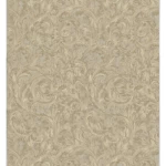 Patterned wallpaper, light brown color, length 10 m, width 0.73 m, model 56871  