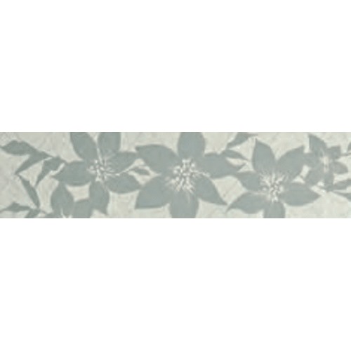 Ceramic Wall Tile 20x5 cm, Bloom Grey, Rectangular | Future Ceramic Company