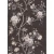 Italian Wallpaper Dark Brown Color Floral Design, Size 10mx0.70m, Model 15005