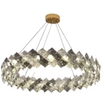 Ceiling Light, width 60 cm height 100 cm, black color