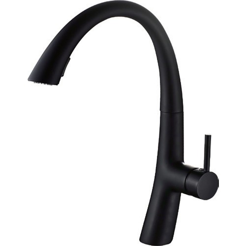 Kitchen Sink Tap Pull Out 41 cm Length, Black Color | ALHashim Sanitary Tools