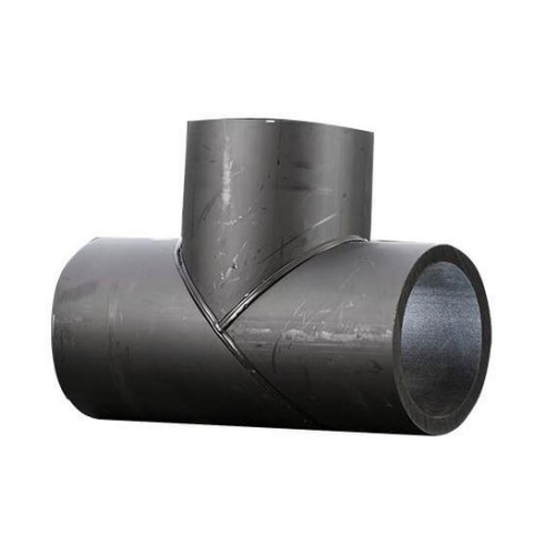High-Density Polyethylene Segmented Tee 90° Size 710 mm Length 1846 mm Black | Union Pipe industry KSA