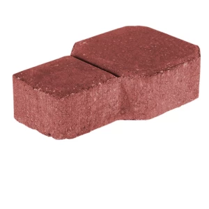 Uni Decore Interlock Paver Tile 8 cm Thickness, Red Color | AL ARMAK COMPANY