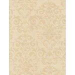 ورق جداري كلاسيك لون بيج فاتح ، طول 10 م، عرض 1.06 م، موديل 81842