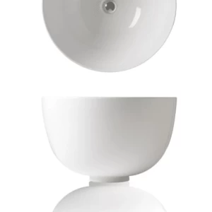 Surface Ceramic Counter Top WashBasin 46x29 cm, Brilliant White | Hatch Company