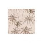 Leaf-patterned wall covering pale beige color, length 10 m, width 0.53 m, model TR20008