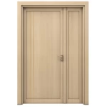 double door made of wood plastic composite, size 160 × 235 cm, beige color, model GM02
