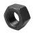  Hexagonal Nut  Grade 4.8 Size 42 mm Black Color DIN934