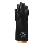 Nitrile Gloves for Chemical Protection, black Color ,length 350mm ,size 10 XLarge
