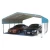 Steel Car Parking Awning with Steel Roof, Square Columns, Height 1.5 meter, Panel Width 2 meters