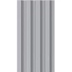 Chinese ribbed decorative wood alternative, size 16 x 290 cm, light gray color