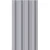 Chinese ribbed decorative wood alternative, size 16 x 290 cm, light gray color